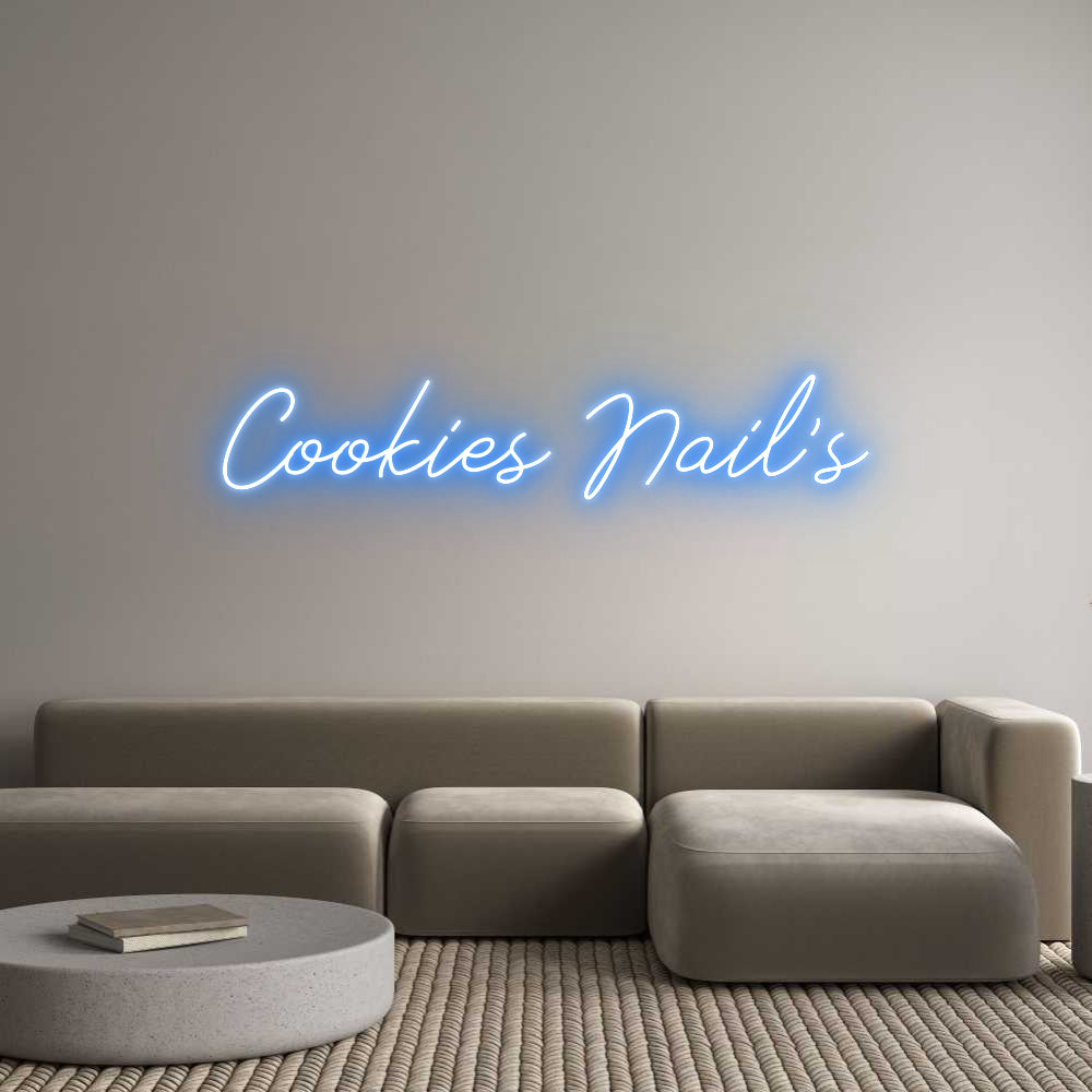 Custom Neon: Cookies Nail’s