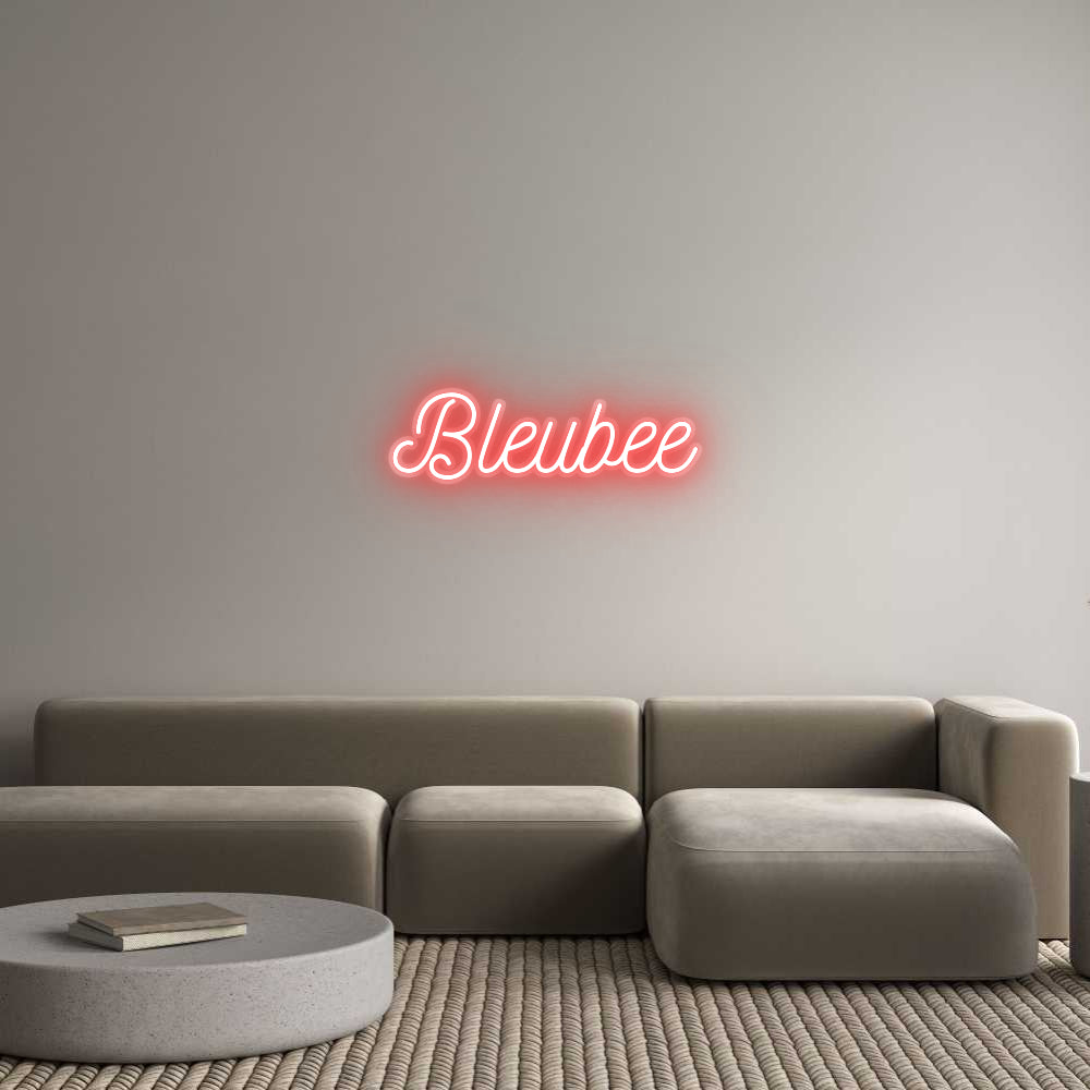 Custom Neon: Bleubee