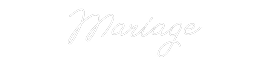 Custom Neon: Mariage