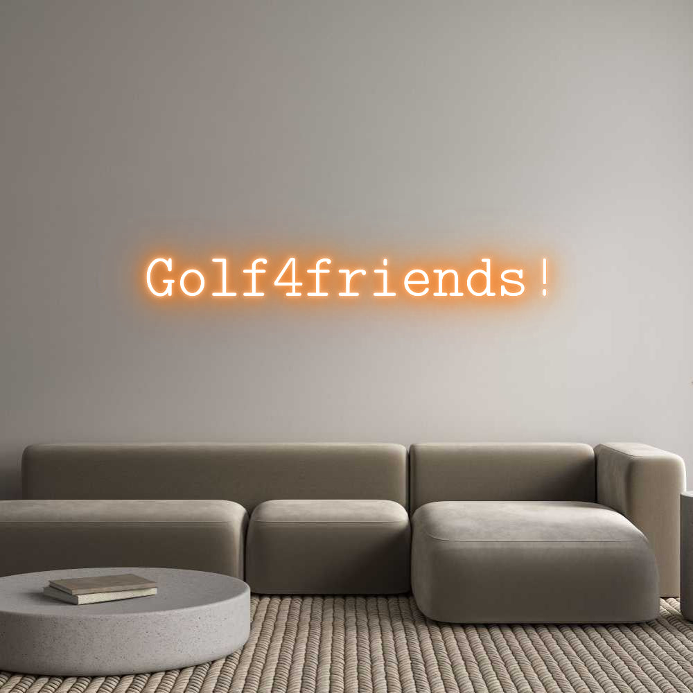 Custom Neon: Golf4friends!