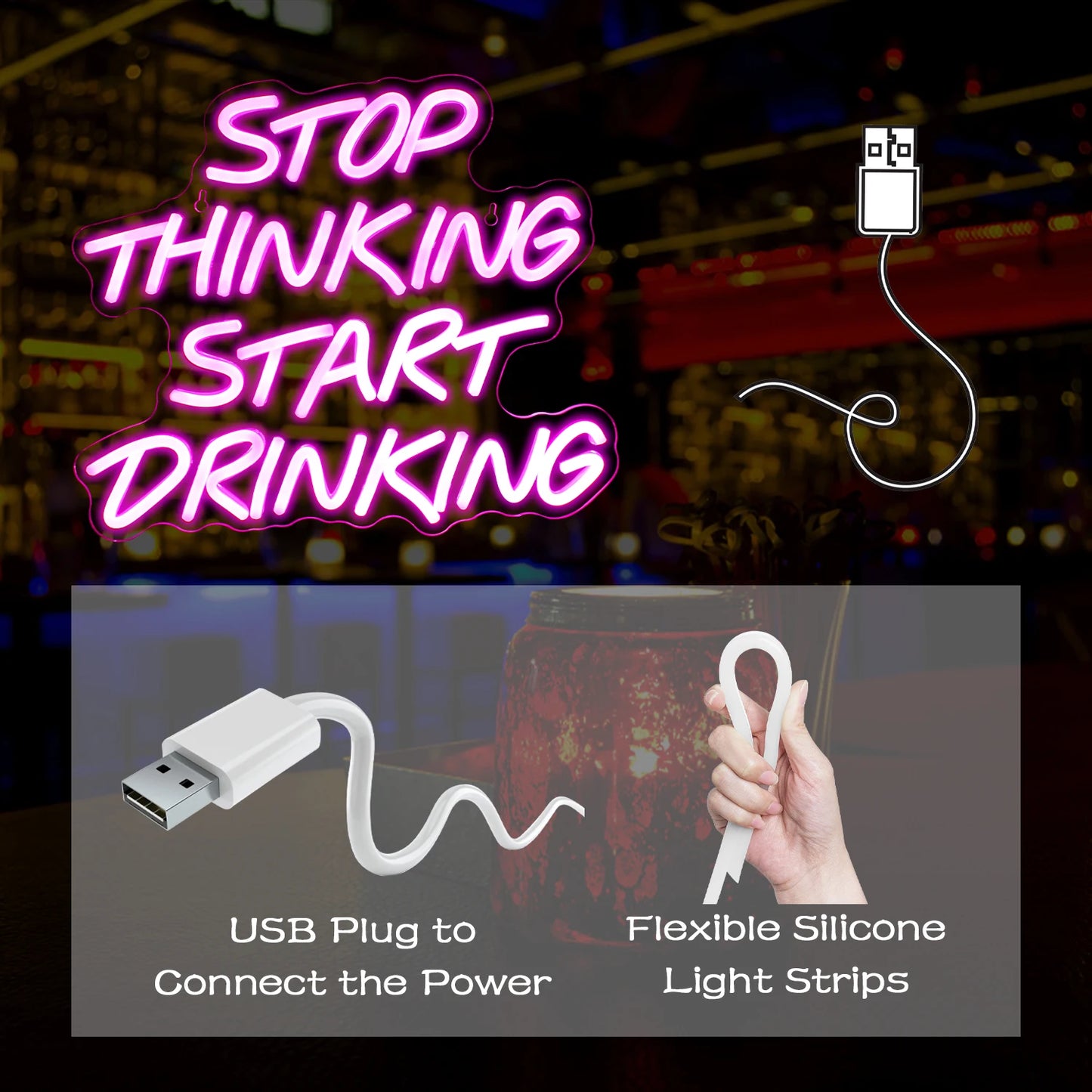 Stop Thinking Start Drinking