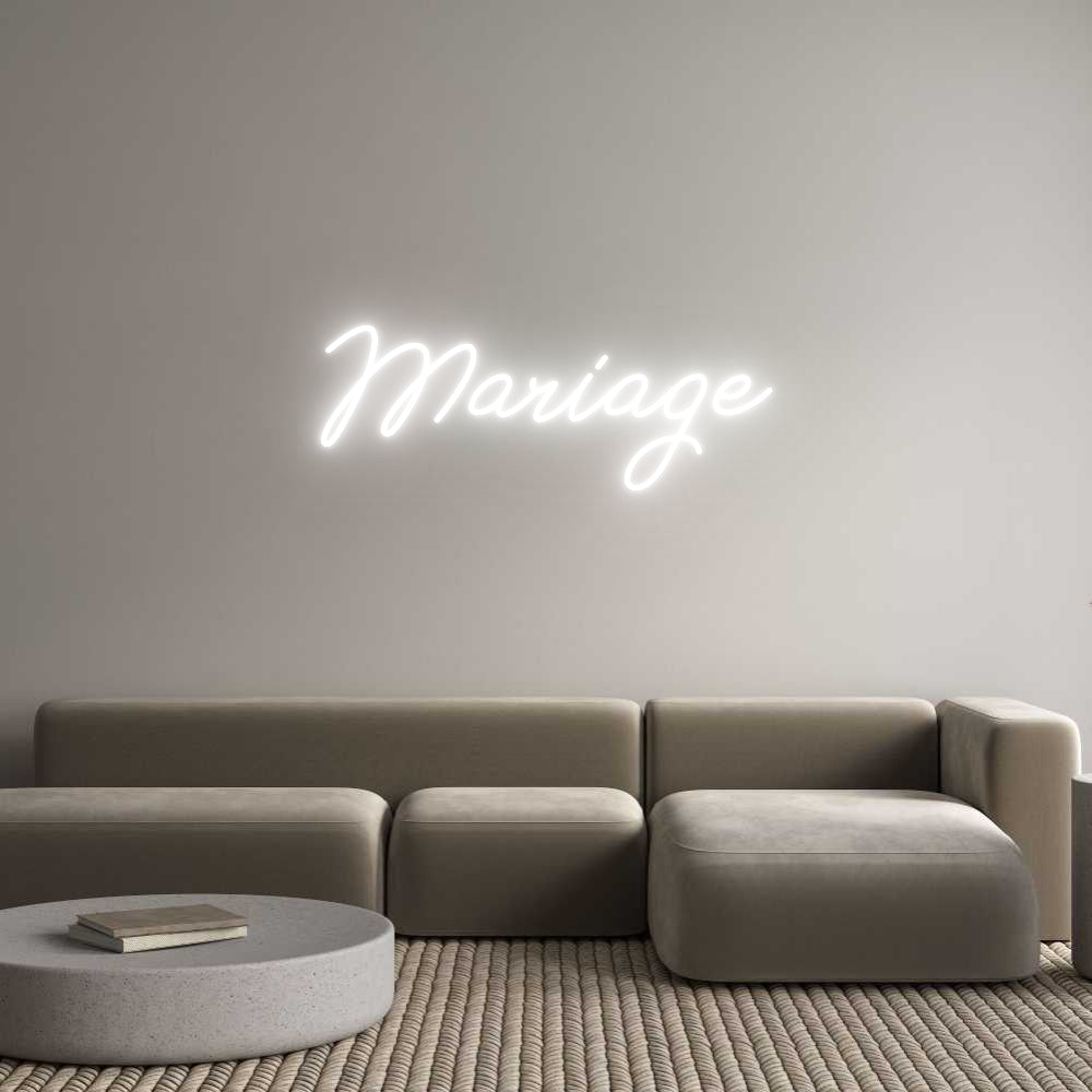 Custom Neon: Mariage