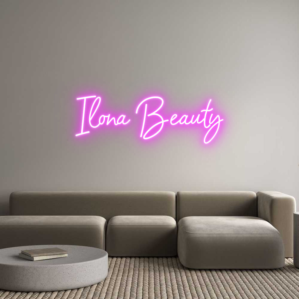 Custom Neon: Ilona Beauty